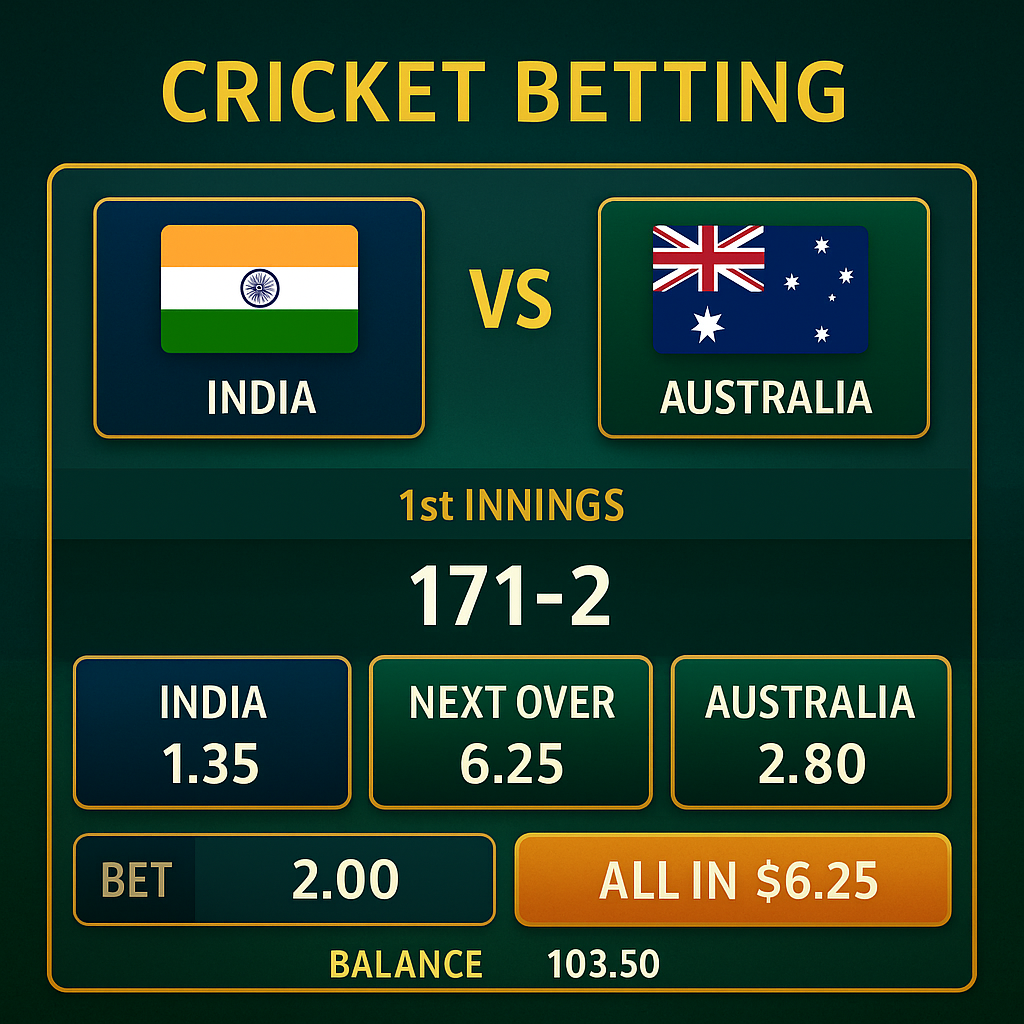 NeedforSlots - Cricket Betting - Test Match and T20 Odds